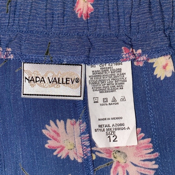 Napa Valley Vintage Floral Print Maxi Skirt - Picture 8 of 8